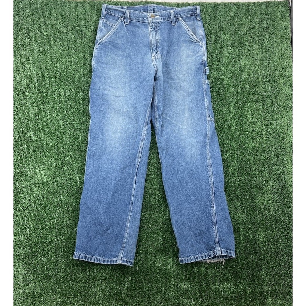 Carhartt B13 DST Loose Original Fit Carpenter Jeans Blue 34x30